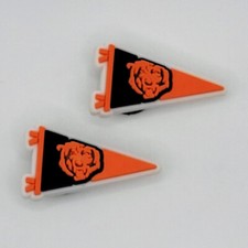 NFL Chicago Bears Football Team For Crocs Shoe Charms Jibbitz - 2 pieces
