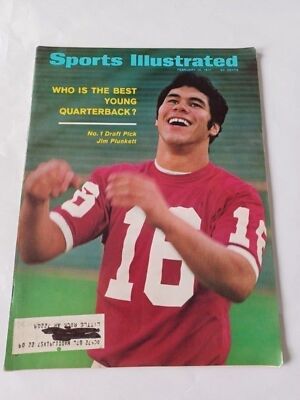 Vintage Sports Illustrated Magazine-February 15, 1971-Jim Plunkett-#1 Draft Pick