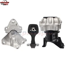 3pc Motor Mount Kit Set for 12-13 Honda Civic 1.8L Engine - Auto Transmission