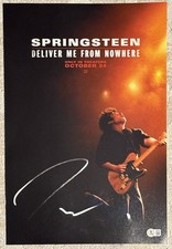 JEREMY ALLEN WHITE SIGNED SPRINGSTEEN DELIVER ME 12x18 POSTER - BECKETT COA