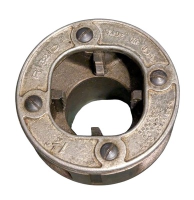 Ridgid 37230 111-R 1-1/4'' NPT RH Alloy Steel Pipe Threader Die Head