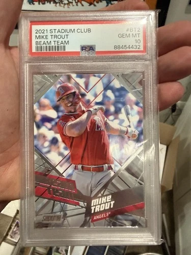 2021 Stadium Club Beam Team Mike Trout CASE HIT #BT-2 PSA 10 POP 3