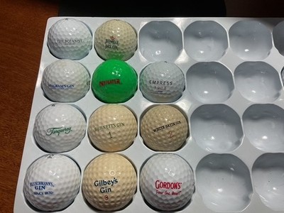 LIQUOR GIN: COLLECTIBLE LOGO GOLF BALL