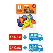 Party New 10pk Assorted Colour Happy Birthday Party Balloons