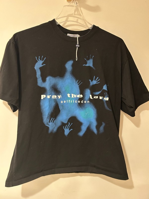 Aelfric Eden Shirt Mens Large Pray the Lord Graphic T-shirt oversized