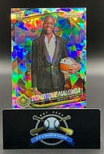 2025 Panini Prizm WNBA Dominique Malonga Cracked Ice Rookie Card #144