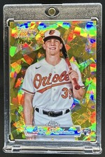 2023 Topps Chrome Sapphire Adley Rutschman Selections RC Gold Refractor #/50