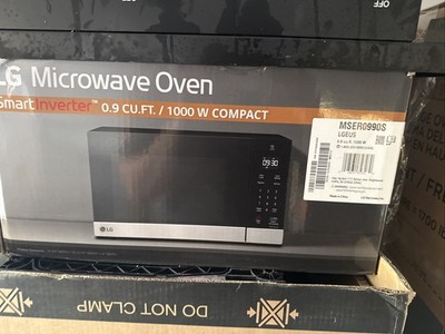 LG - 0.9 Cu. Ft. Countertop Microwave with Sensor Cooking and Smart Inverter ...