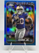 2024 Topps Chrome Blue Refactor Frank Gore Jr (RC) /150 Buffalo Bills