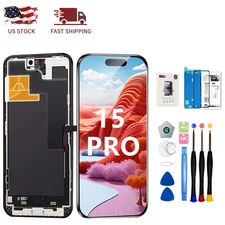 For Apple iPhone 15 Pro LCD Touch Screen Glass Digitizer Display Replacement Kit