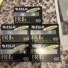 Fuji Nastro Cassetta Extra Slim 100 Min FR-IIx Confezione da 5 Pezzi