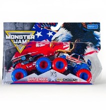 Monster Jam Stars And Stripes Grave Digger VS Digatron 1:64 Scale