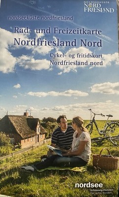 Rad-und Freizeitkarte Nordfriesland Nordseeküste Stand Dezember 2023