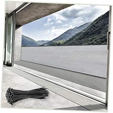  Grey Fence Privacy Screen Windscreen Cover Fabric Shade Tarp 4' x 50' Gray