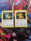 Pokemon Dark Dragonite Holo First Edition 5/82 Series Lp/Dragonite 4/62 Holo Lp