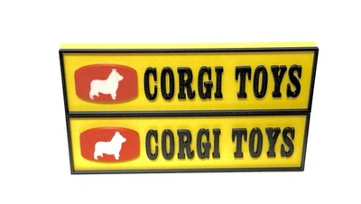2 X Corgi Toys Signs.