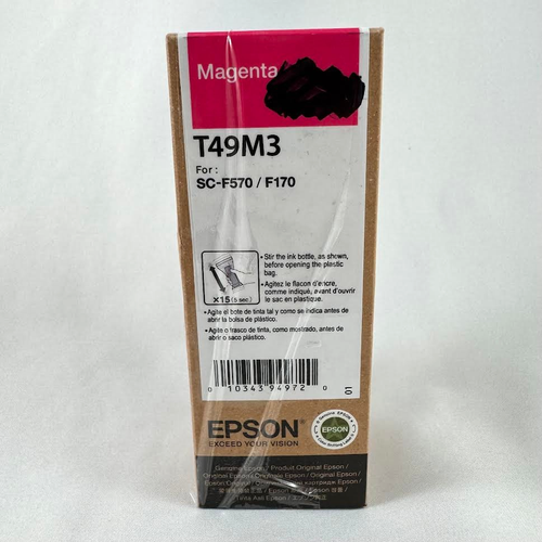 Epson T49M3 MAGENTA Dye Sublimation Ink for SC-F570/F571/F170 Printer - 第 1/7 張圖片