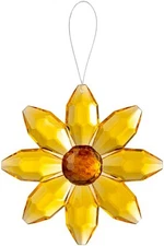 Ganz Cheerful Sunflower Ornament Crystal Expressions Acrylic, 4.5"