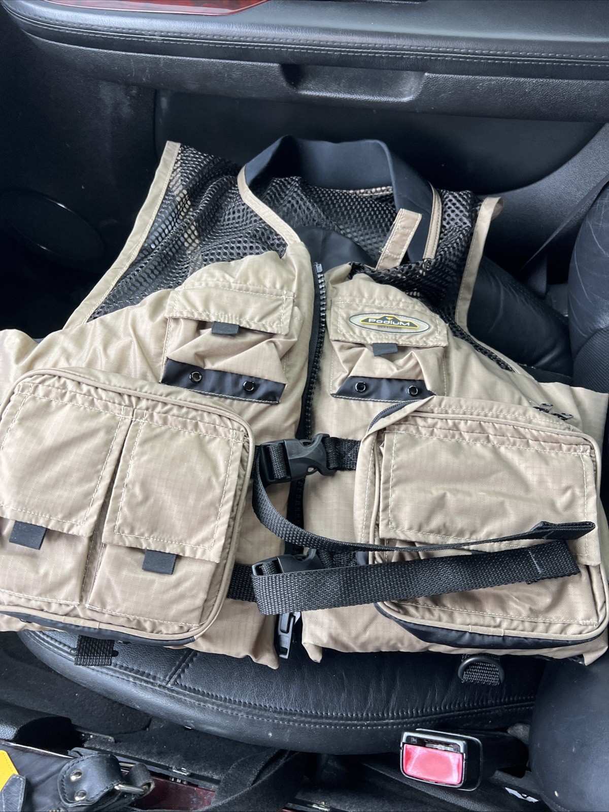 Podium Sports And Outdoors Mens Fishing Vest L/XL With Pockets