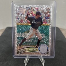 2011 Topps Diamond Anniversary Jason Bartlett Silver Sparkle Card #584