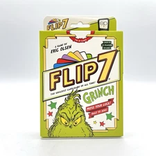 Flip 7 "The GRINCH" Edition Card Game "Play It Safe or Risk It ALL!!!" New