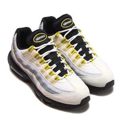 靴 NIKE AIR MAX 95 ESSENTIAL DQ3982-100 29 Nike Air Max 95 Essential White Tour Yellow Black DQ3982-100 Men's