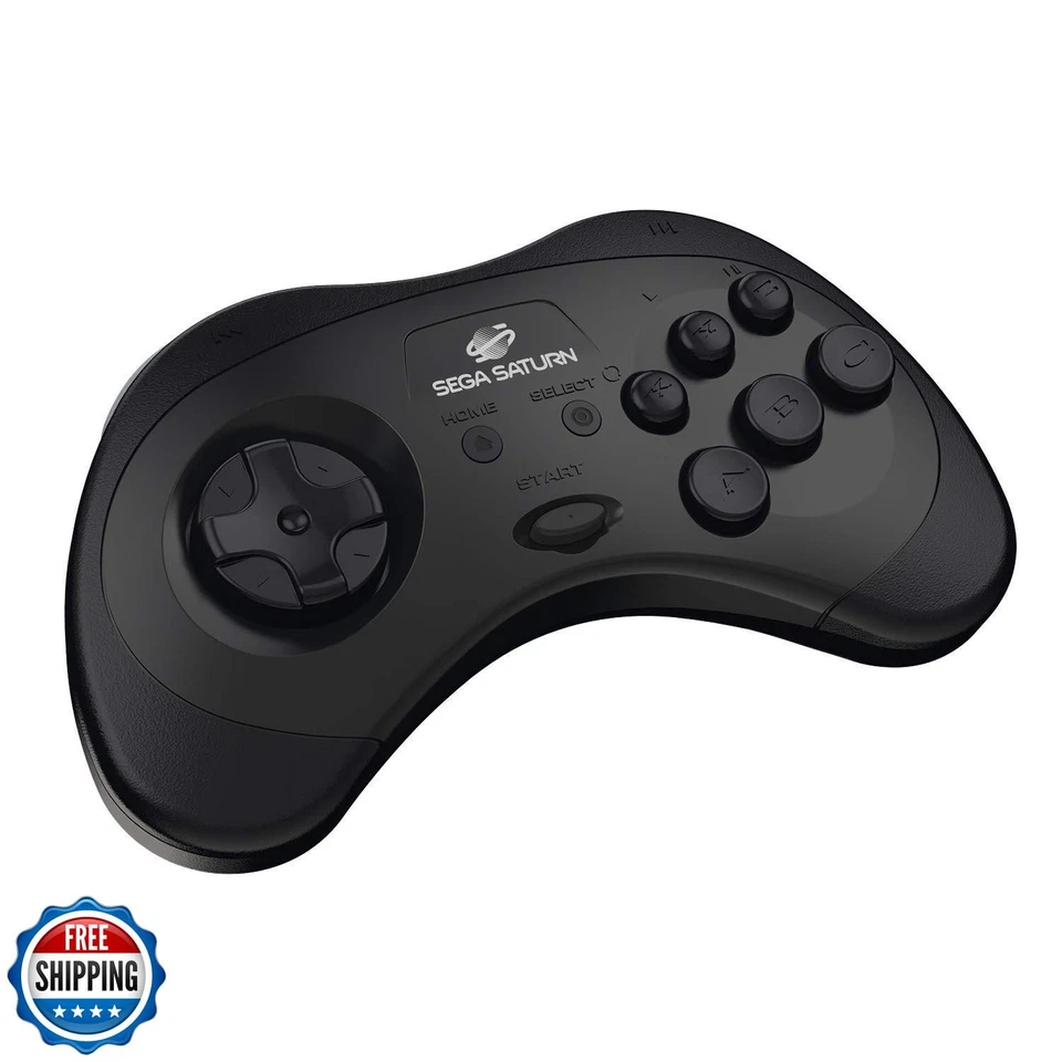 Retro-Bit Official Sega Saturn 2.4 GHz Wireless Controller for Se - Image 3 of 4
