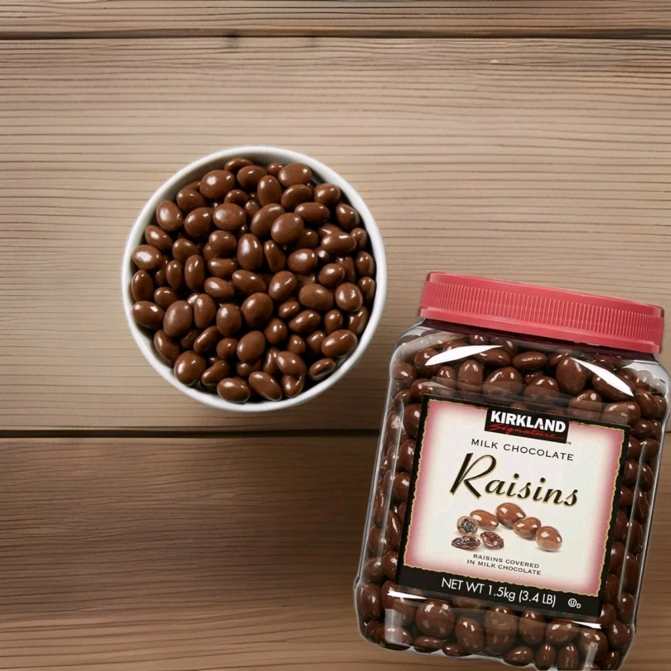 Pasas Kirkland Signature, chocolate con leche, 3,4 lb Foto 2 de 3