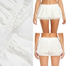 Womens Pettipants Ruffle Shorts Music Briefs Dress Pumpkin Nightclub Low Rise