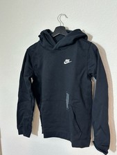 Nike Kids Club Fleece Pullover Hoodie Black Size XL