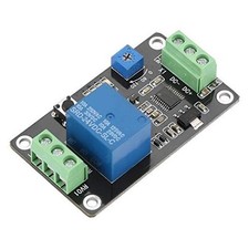 DC 5V/12V/24V Delay Timer Relay, Self-Locking Delay On Off Time Switch Super