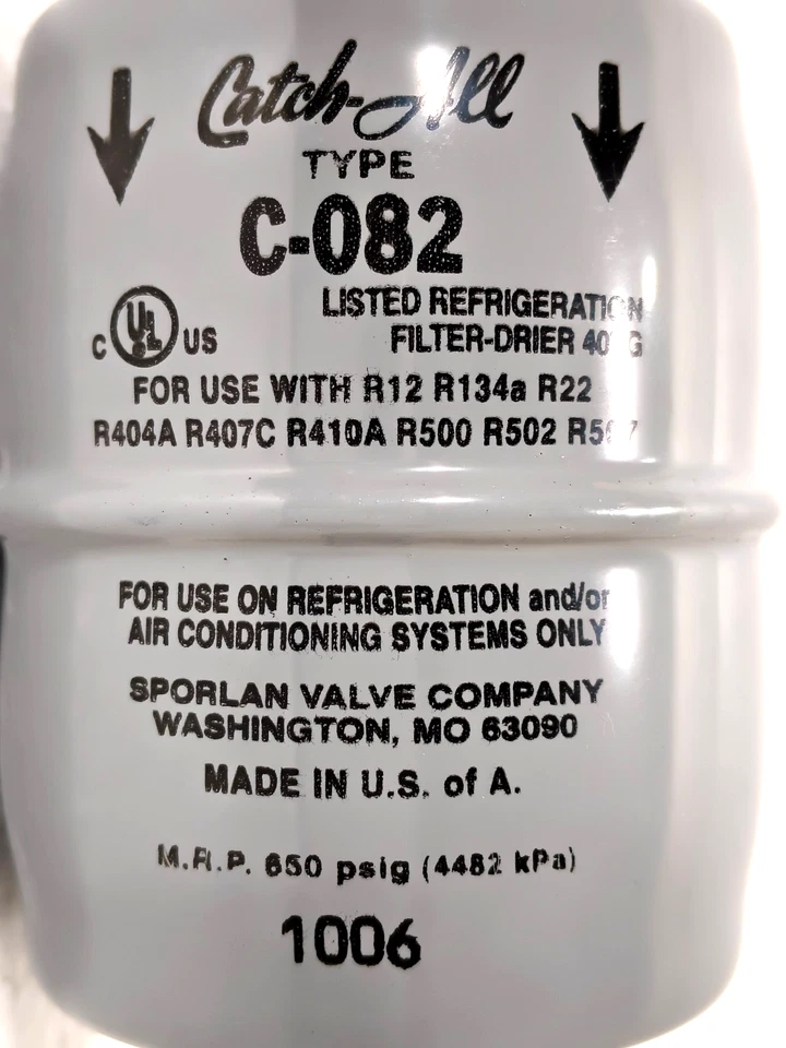 NEW | DANFOSS CATCH-ALL TYPE C-082 LIQUID LINE FILTER DRIER 023U4034 | DN 032F - Image 4 of 4