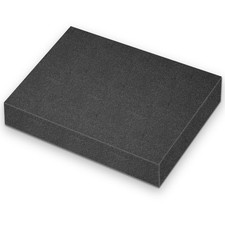 Polyurethane Foam Padding 1 PCS 16x12x3 Inch Black Soft Cuttable Packing Insert