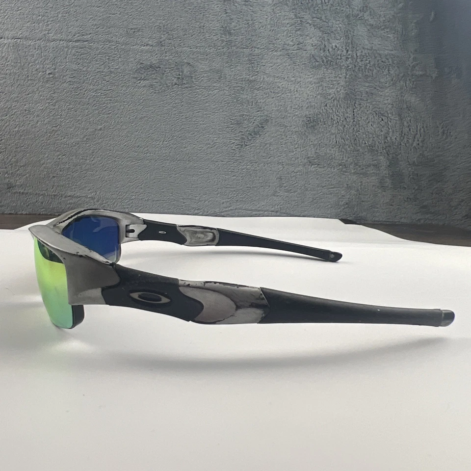 Oakley Flak 2.0 XL plateado negro con lentes prisma amarillo 03-884 63:14 marcos solamente Foto 3 de 4