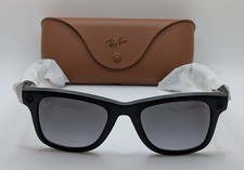 NEW-Meta Ray Ban-Wayfarer Sunglasses-Matte Black-Graphite Excellent  1G . 1YF 