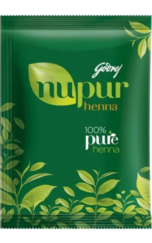 Godrej Nupur Henna 100% Pure - 500 Gram | 17.64 Oz (Pack Of 4) - Free Shipping - Image 2 of 4