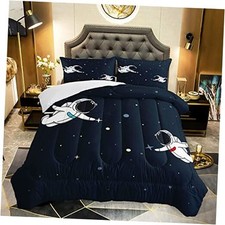 Astronaut Comforter Set for Teens Boys Kids Girls, Space Astronaut Twin T24