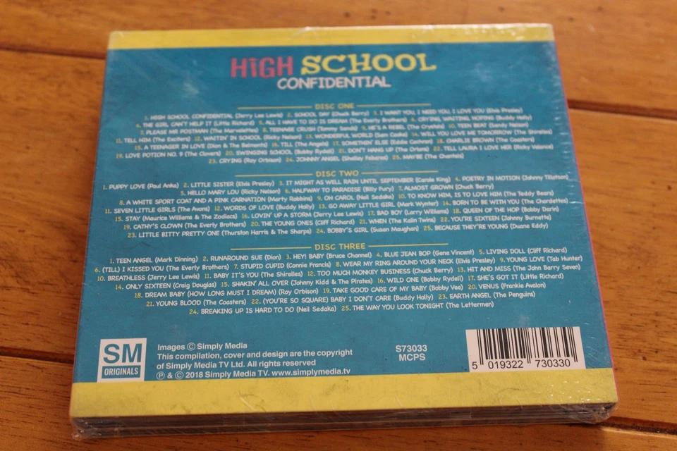 High School Confidential 3CD Set Elvis Presley Chuck Berry 50s 60s Rock Pop NEW - Image 2 of 2
