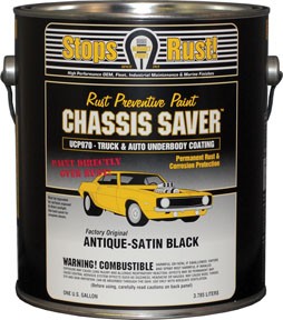 Chassis Saver Antique Satin Black, Gallon UCP970-01 MAGNET PAINT & SHELLAC CO.,