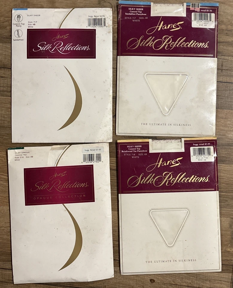 LOTE 17 pares de pantimedias Hanes Silk Reflections Control Top talla AB arcilla negro blanco Foto 3 de 4