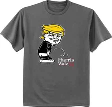 Trump 2024 T-shirt Anti-Harris Funny Rude Offensive Anti-Liberal Shirt Mens