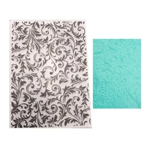 3-D Texture Filigrees Pattern Embossing Folders for Card Making Swirls Emboss...