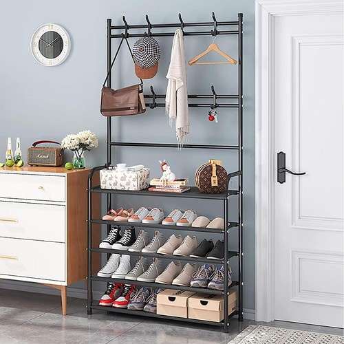 Heavy Duty Clothing Garment Rack Rolling Clothes Organizer Double Rails Hanger - Picture 8 of 37