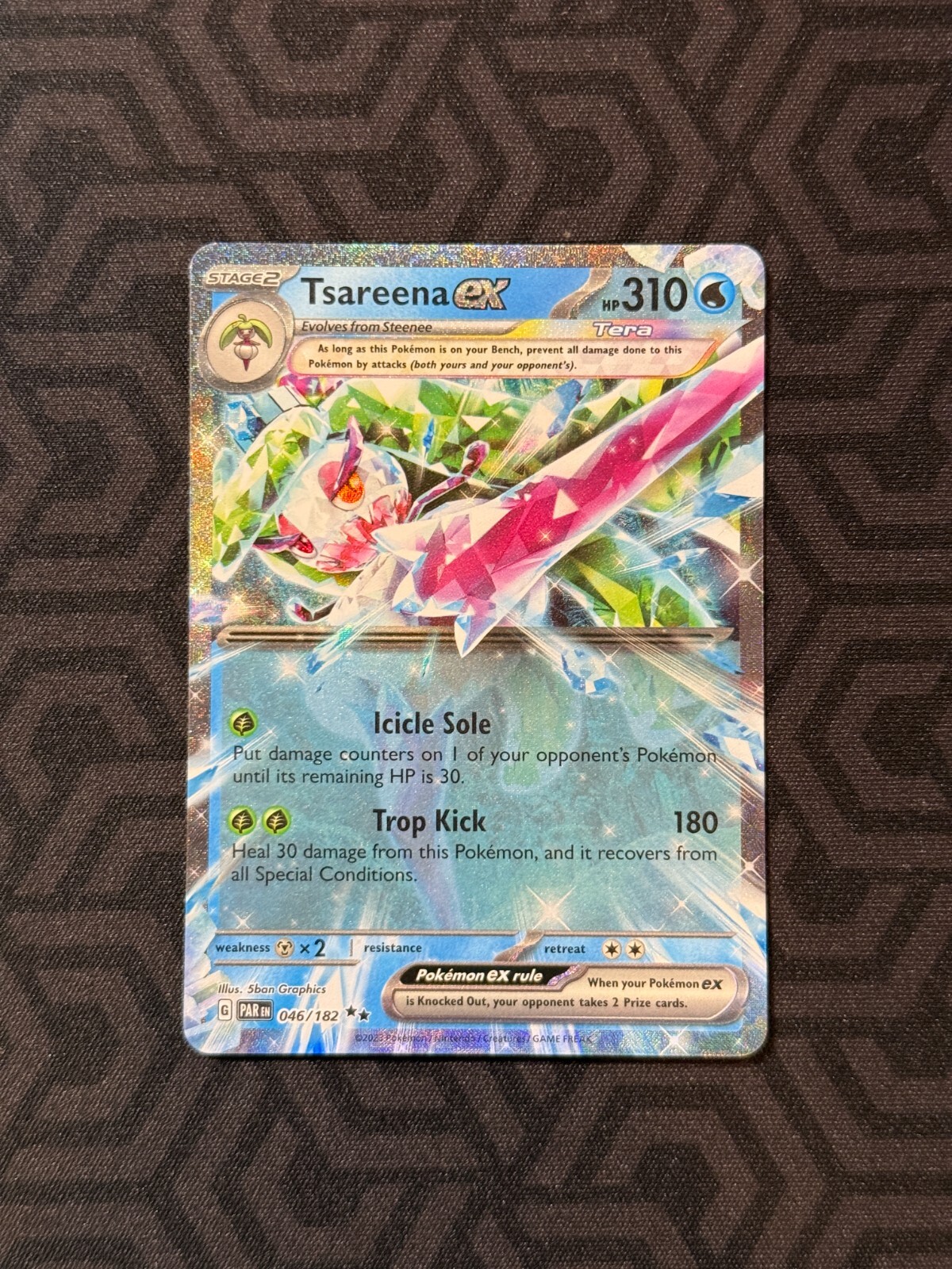 Tsareena ex 46/182 Paradox Rift Holo Double Rare Pokémon TCG