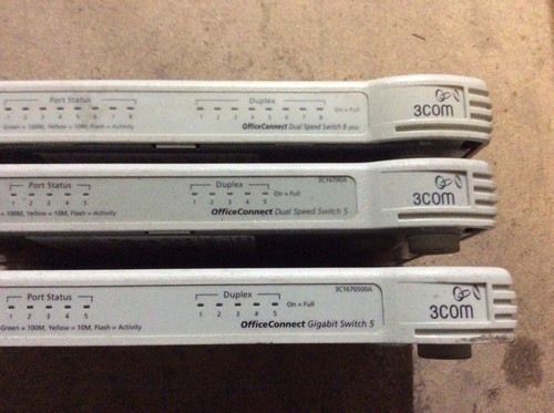 RESTPOSTEN 12x 3COM OFFICE CONNECT DUAL SPEED 5 PORT SWITCH 90891 - Bild 5 von 7
