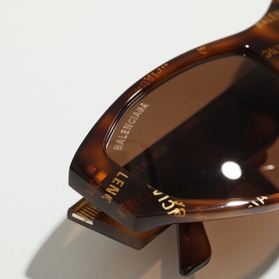 サングラス BALENCIAGA Brown acetate sunglasses (837802T0007 2460) SchaferandweinerShops | Men's Accessorie | Balenciaga brown