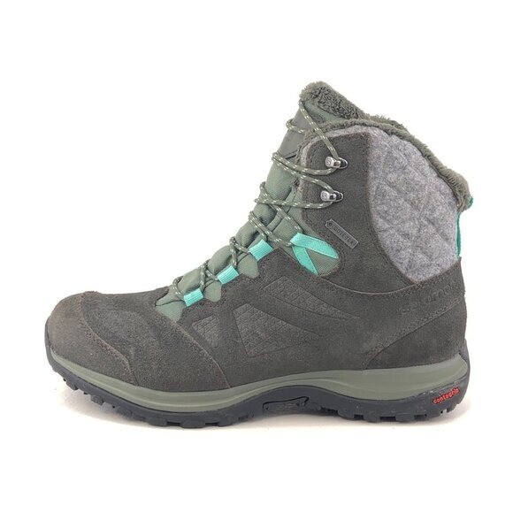 Stivali da trekking Salomon Ellipse invernali GTX da donna taglia 9 EUR 41 1 3 Castor Beluga