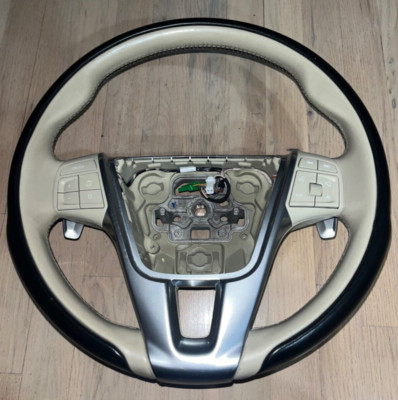 genuine steering wheel sport w/paddle shifters TAN/BLACK s60 xc60 V60 s80 xc70
