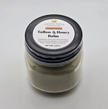 Sweet Orange- Tallow and Honey Balm (100% grass-fed), 8oz Jar (200g)