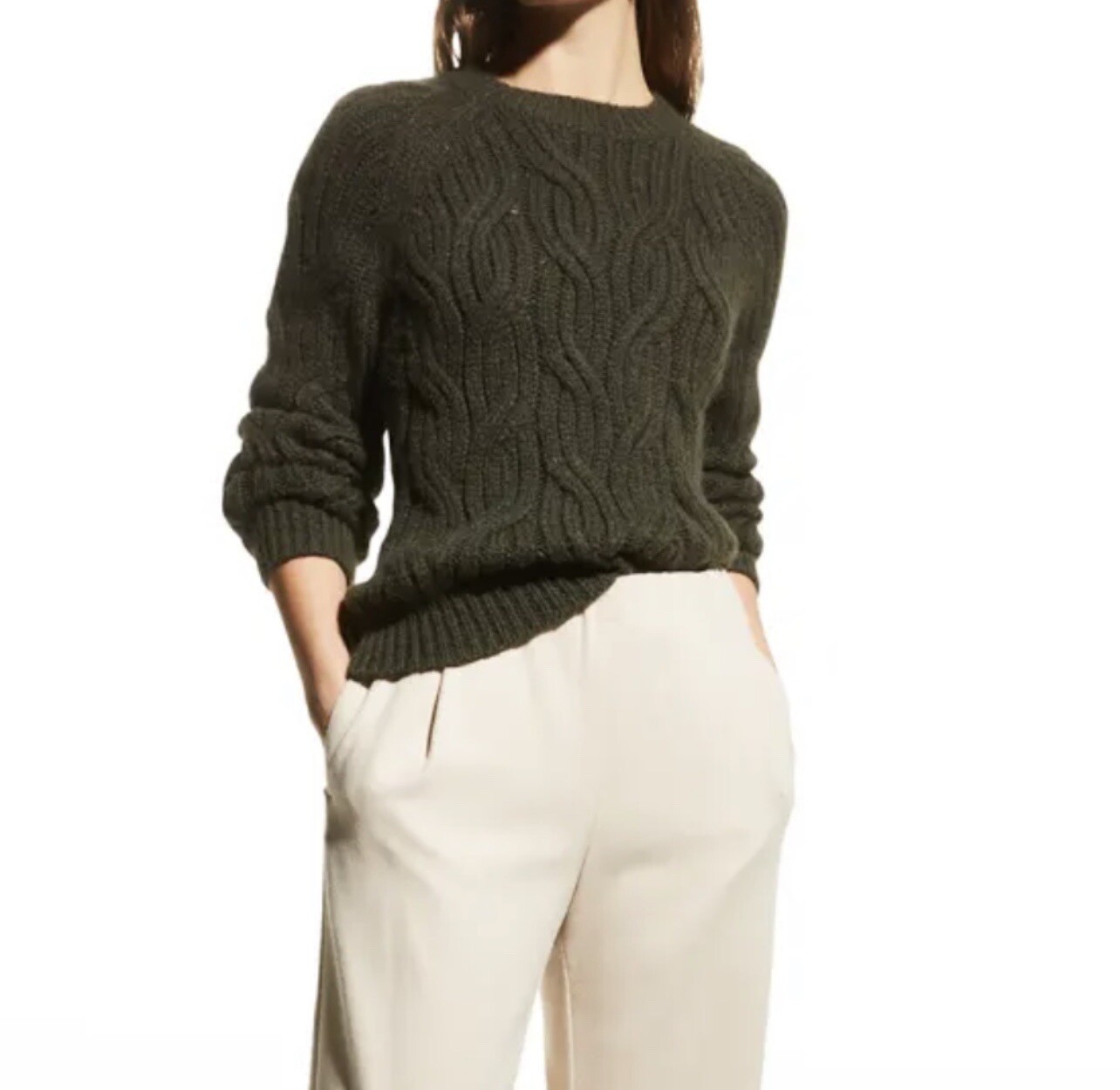 Vince Cable Knit Wool Pullover Sweater 
